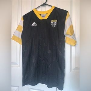 Vintage 90s Youth Size Large Adidas Columbus Crew SC MLS Soccer Jersey